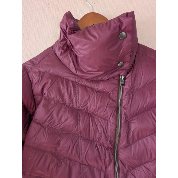 Patagonia Puffer Jacket Women's Small Burgundy Full Zip Insulated Down Coat - Picture 2 of 16